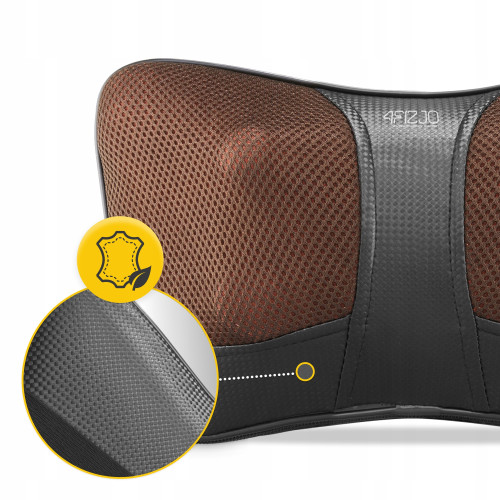 Массажная подушка  4FIZJO Shiatsu Ultra+ Brown - фото №7